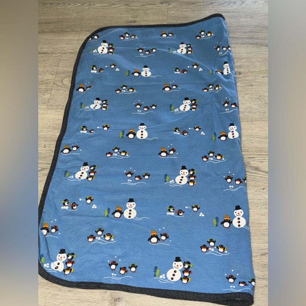 Gymboree Baby Blanket - Winter Penguin & Snowman - Picture 5 of 6